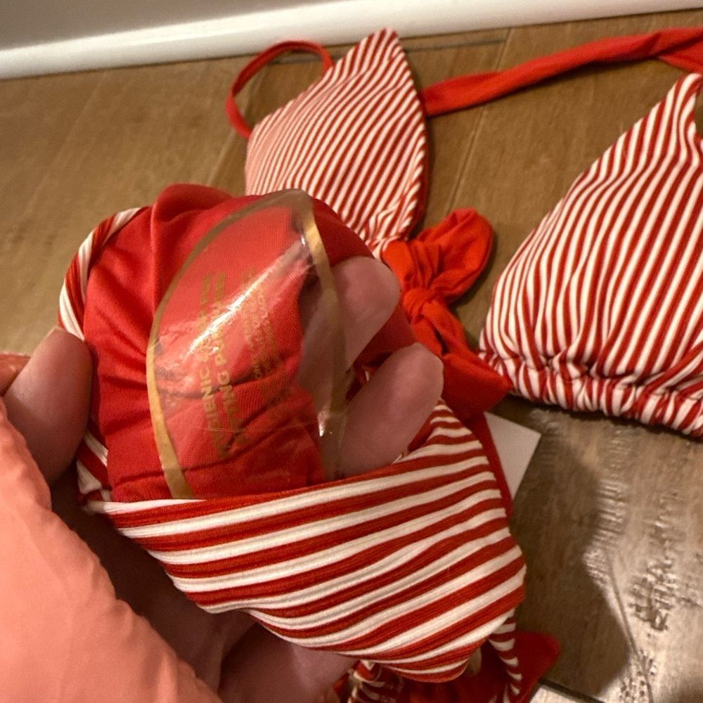 NWT Dippin Daisys Peppermint Stripe Bikini Set - Picture 5 of 5